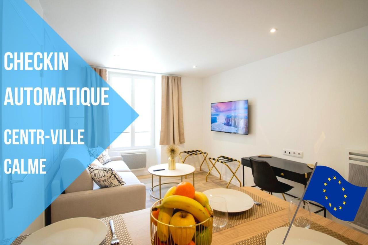 Ferienwohnung Self Checkin Automatique - Downtown - Europe Chic Jouarre Exterior foto